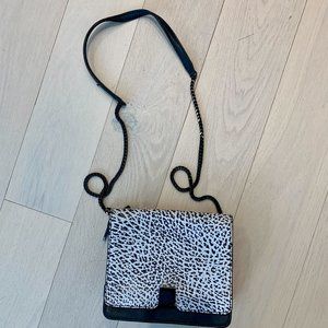 Loeffler Randall Animal Print Crossbody purse